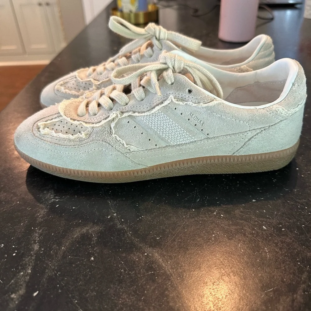 Aloha Tb. 490 Crochet Cream Leather Sneakers size 9 / 40 - Picture 3 of 8